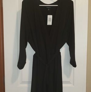 TORRID Black Wrap Dress